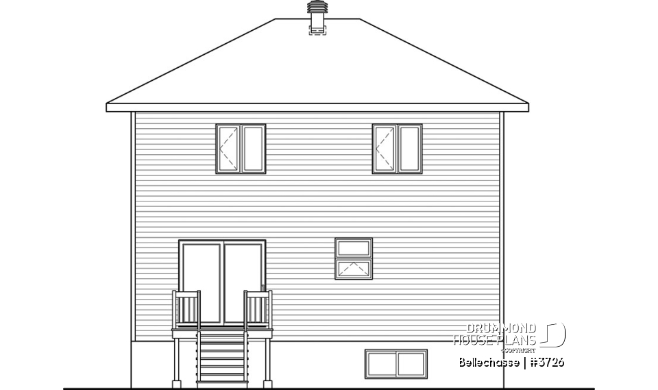 rear elevation - Bellechasse