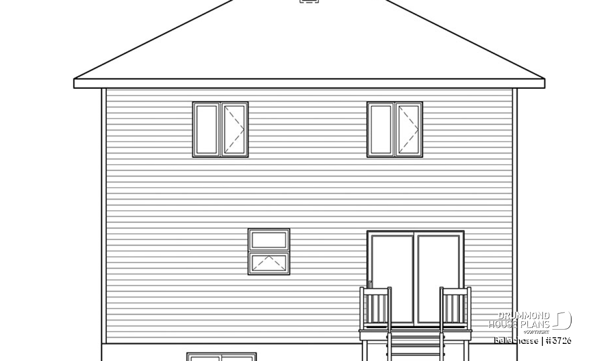 rear elevation - Bellechasse