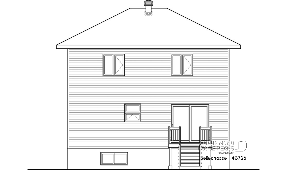rear elevation - Bellechasse