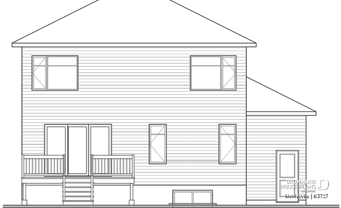 rear elevation - Montarville