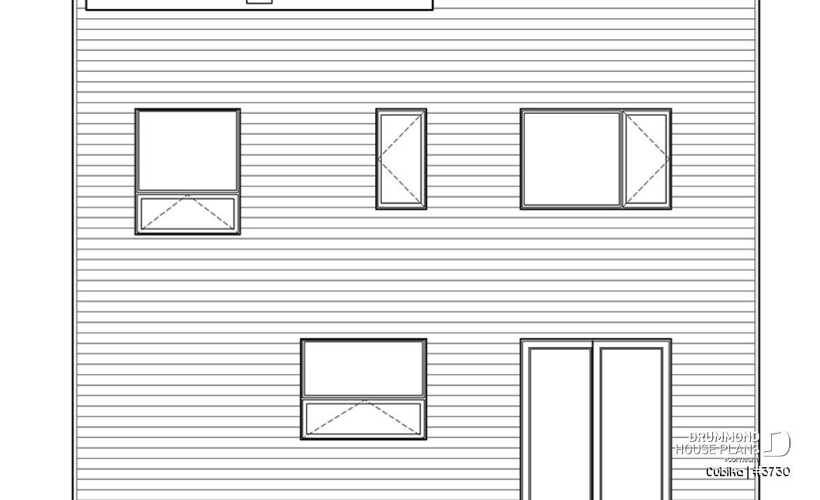 rear elevation - Cubika