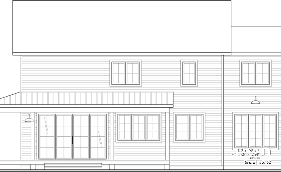 Rear view - BASE MODEL - Rivard