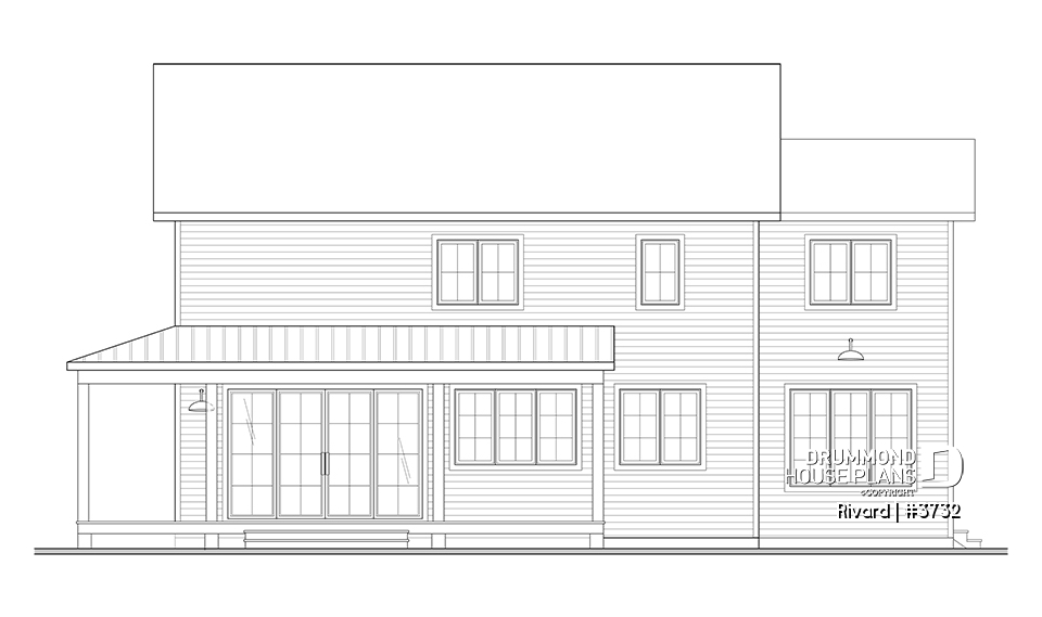 Rear view - BASE MODEL - Rivard