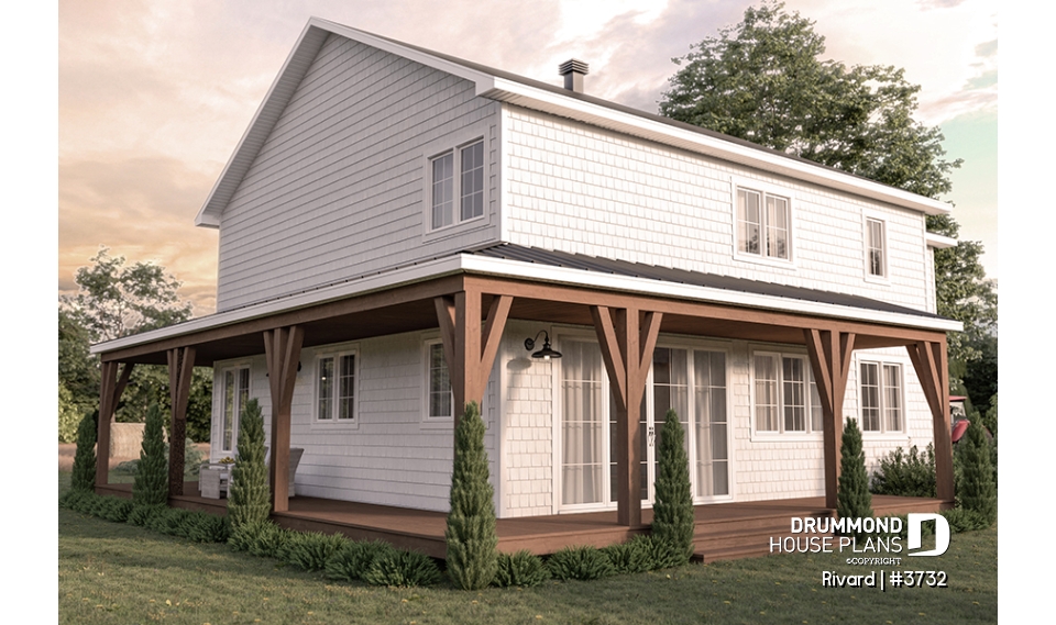 Rear view - BASE MODEL - Rivard