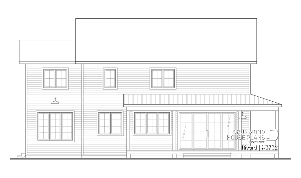 Rear view - BASE MODEL - Rivard