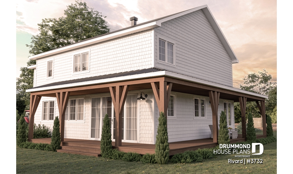 Rear view - BASE MODEL - Rivard