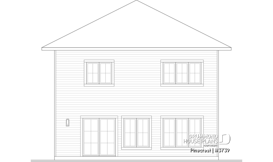 rear elevation - Pinecrest