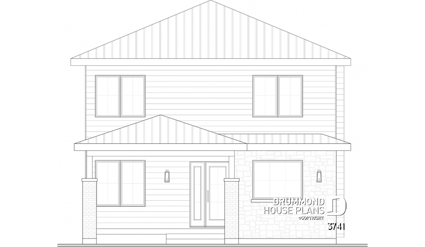 rear elevation - 