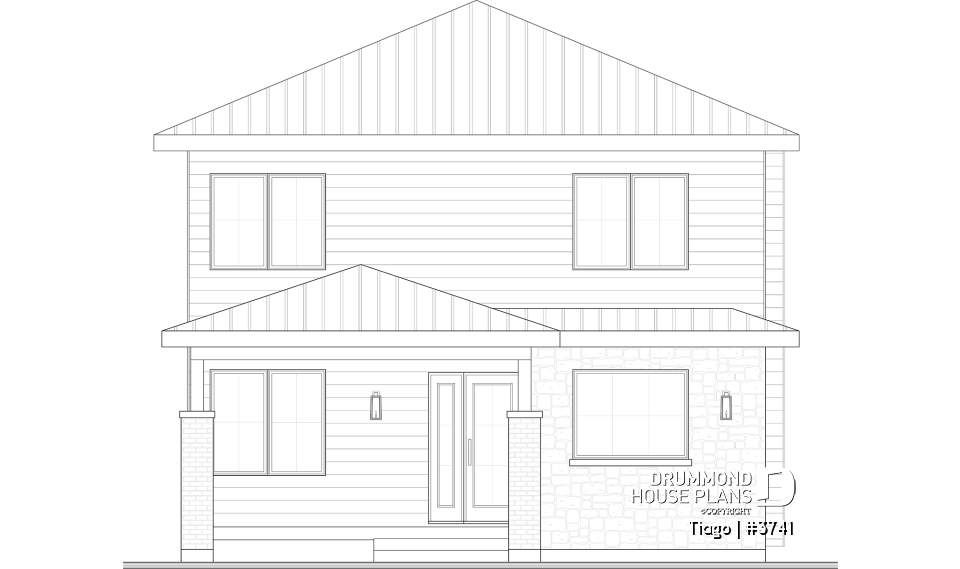 rear elevation - Tiago