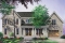 front - BASE MODEL - 3 bedroom 2 storey house plan with garage, formal dining room, TV room, breakfast nook - Prague