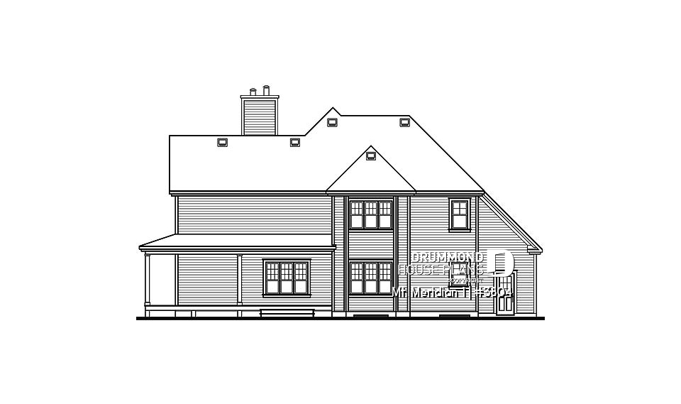 rear elevation - Mt. Meridian 1