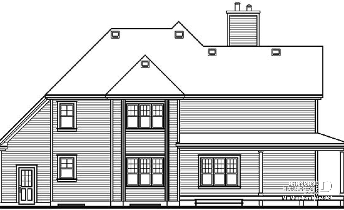 rear elevation - Mt. Meridian 1
