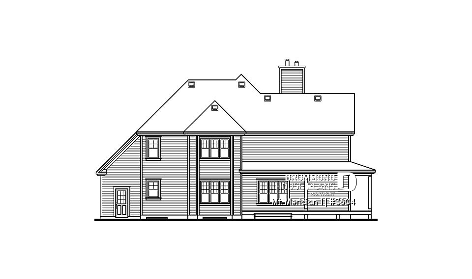 rear elevation - Mt. Meridian 1