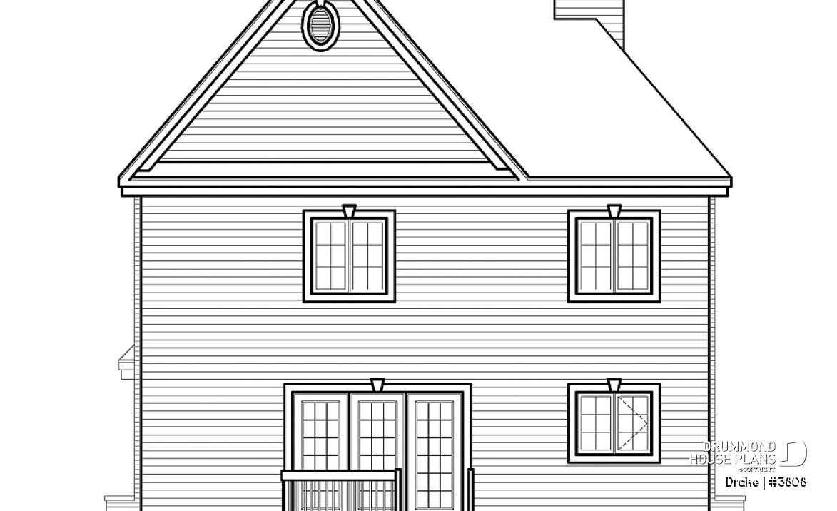 rear elevation - Drake