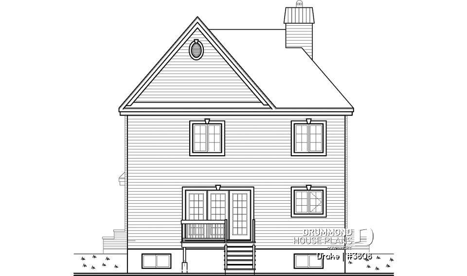 rear elevation - Drake