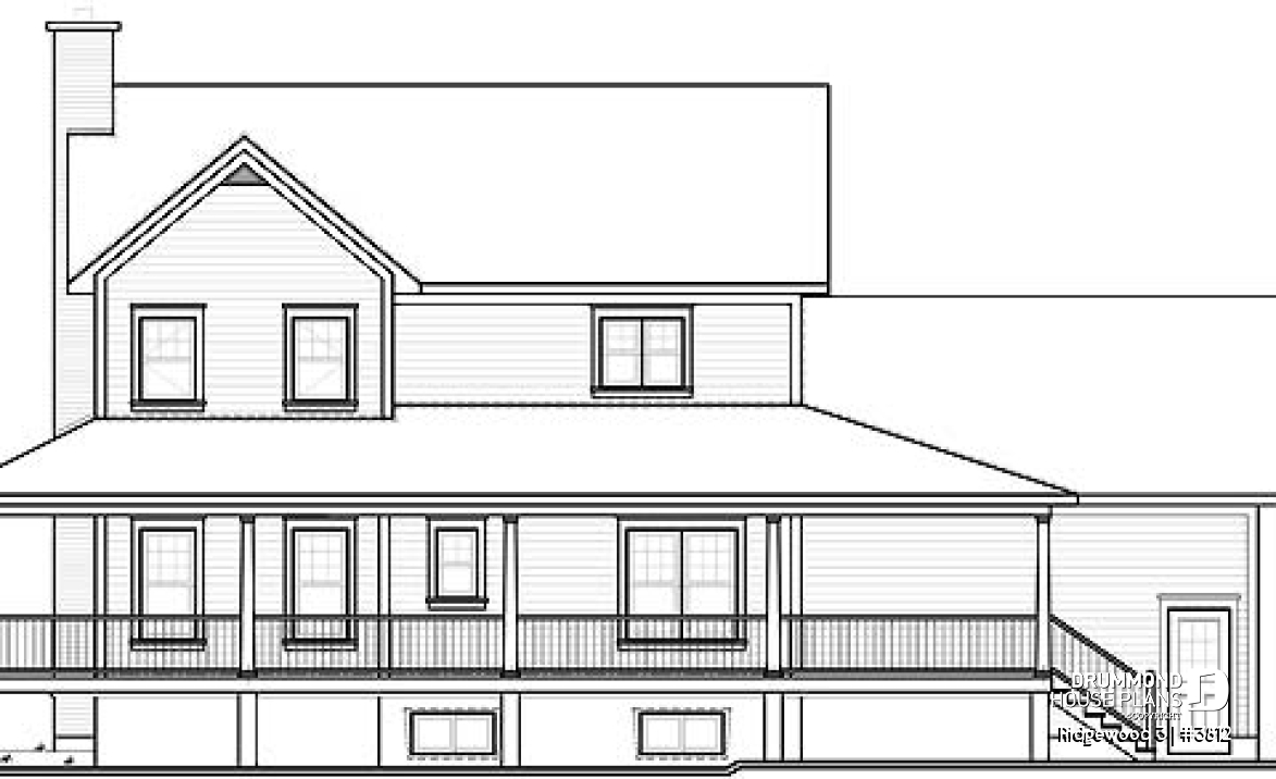 rear elevation - Ridgewood 3