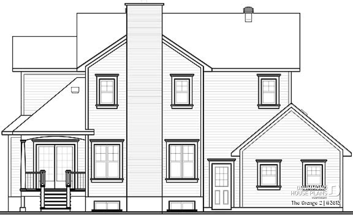 rear elevation - The Grange 2