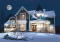 front - BASE MODEL - Victorian house plan with 3 to 4 bedrooms, formal dining room, open family area, large bonus room above garage - Rowena