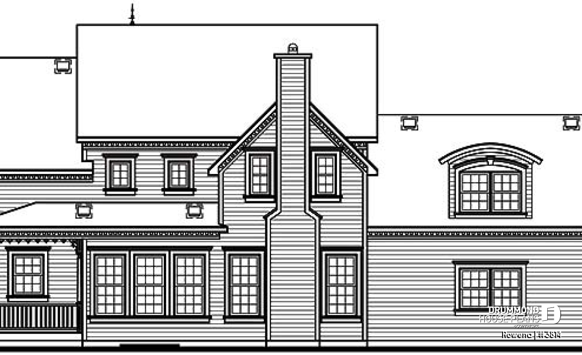 rear elevation - Rowena