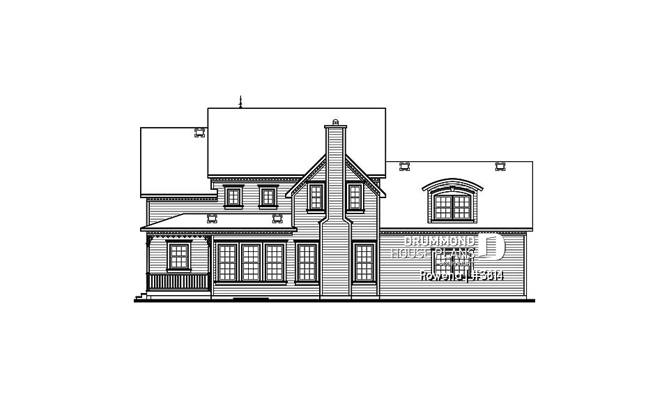 rear elevation - Rowena
