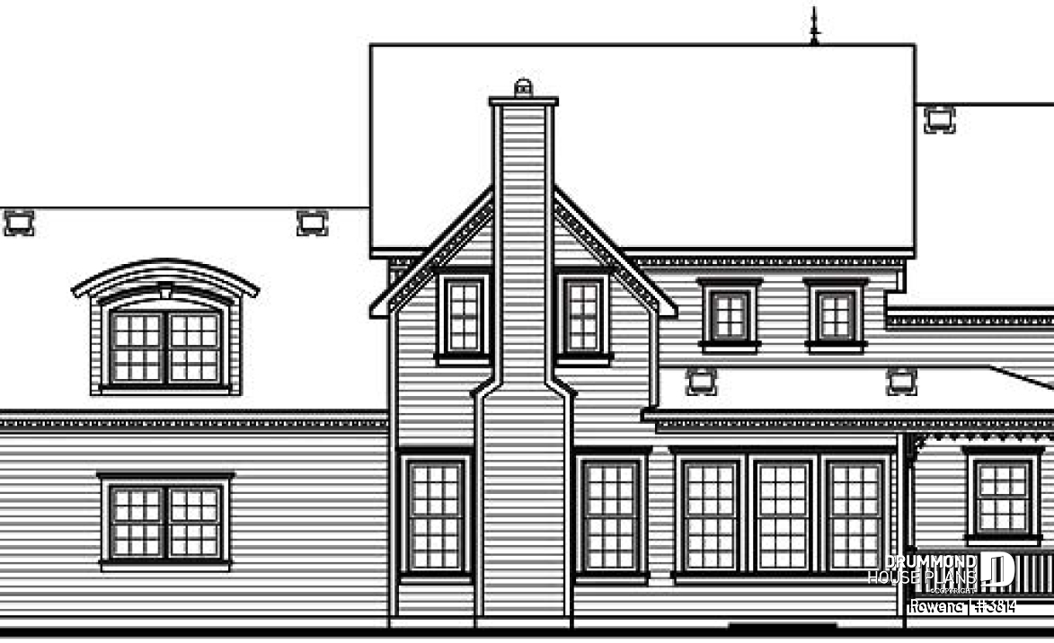 rear elevation - Rowena