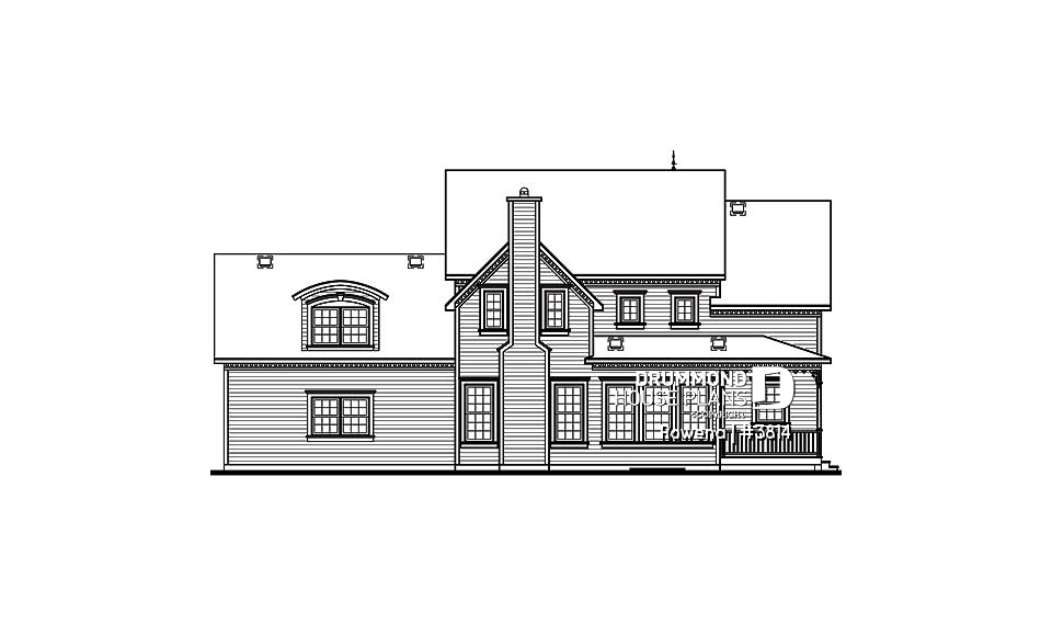 rear elevation - Rowena