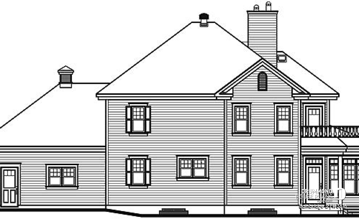 rear elevation - Bainbridge 2