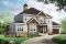 front - BASE MODEL - Two master suites Craftsman house plan, 4 bedrooms, 4 bathrooms, home office, solarium, fireplace - Bainbridge 3
