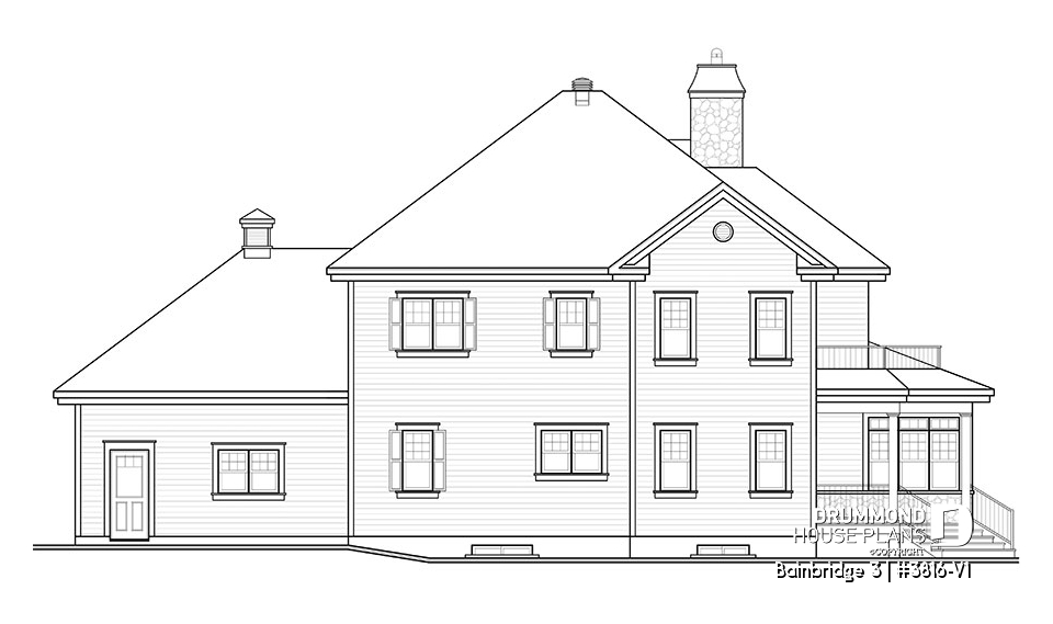 rear elevation - Bainbridge 3