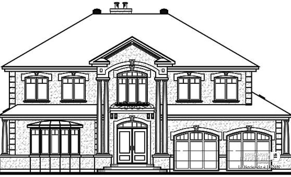 front elevation - La Hacienda 4