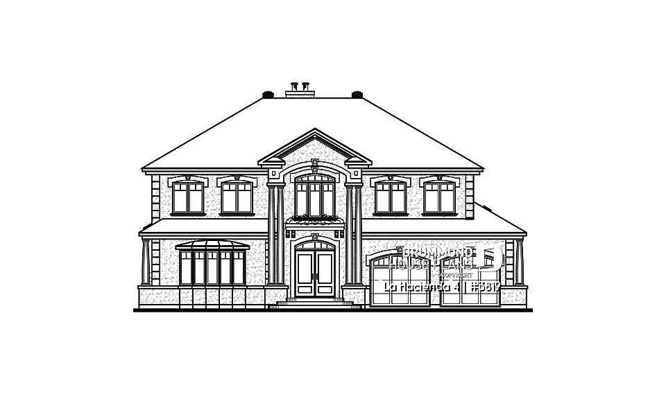 front elevation - La Hacienda 4