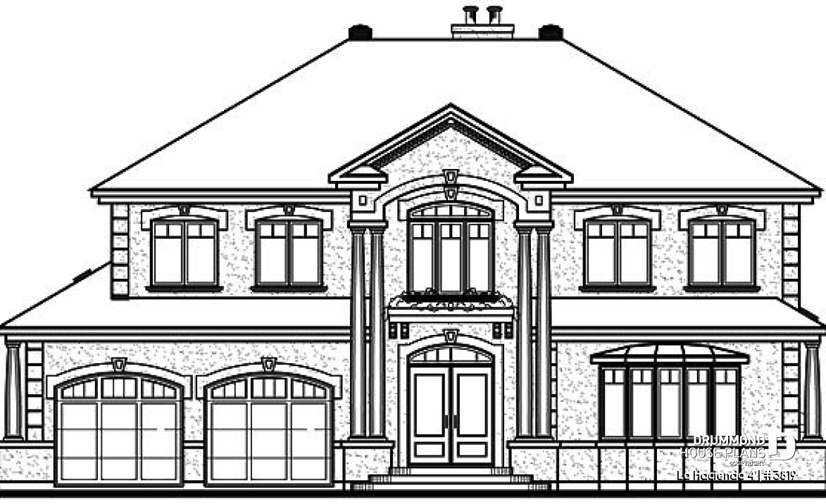 front elevation - La Hacienda 4