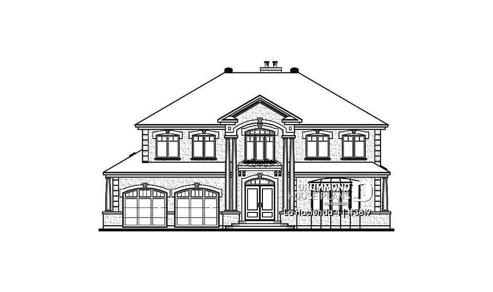 front elevation - La Hacienda 4