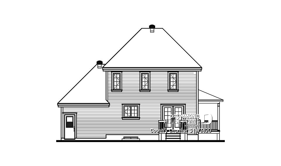 rear elevation - Country Charmer 3