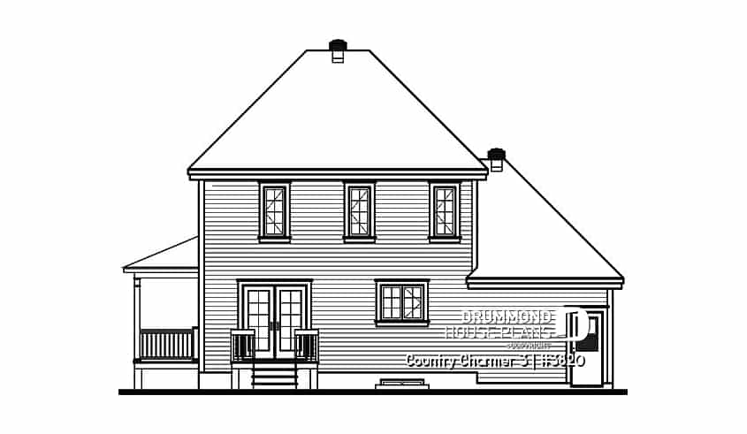 rear elevation - Country Charmer 3