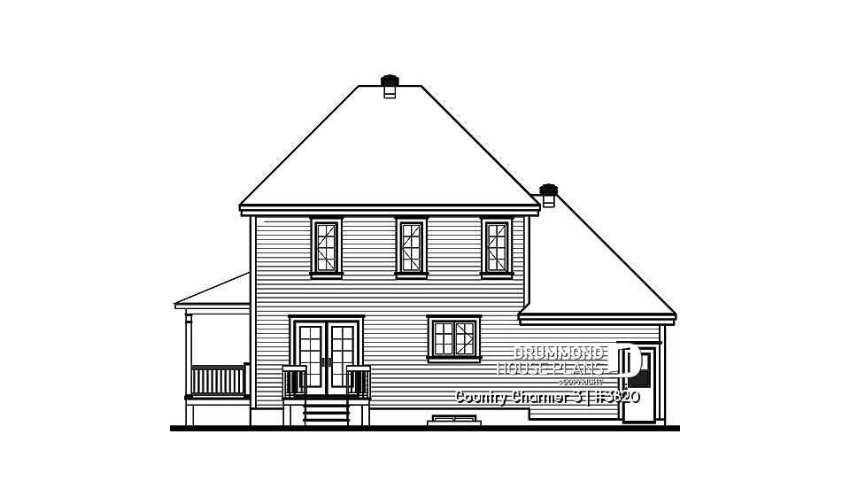 rear elevation - Country Charmer 3