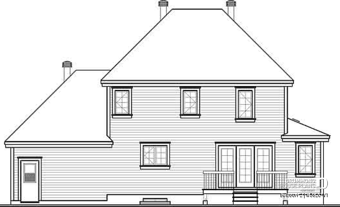 rear elevation - Belcourt 2