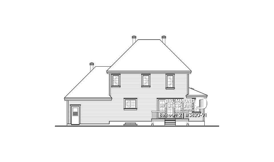 rear elevation - Belcourt 2