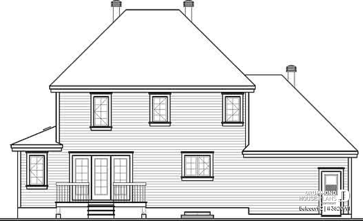 rear elevation - Belcourt 2