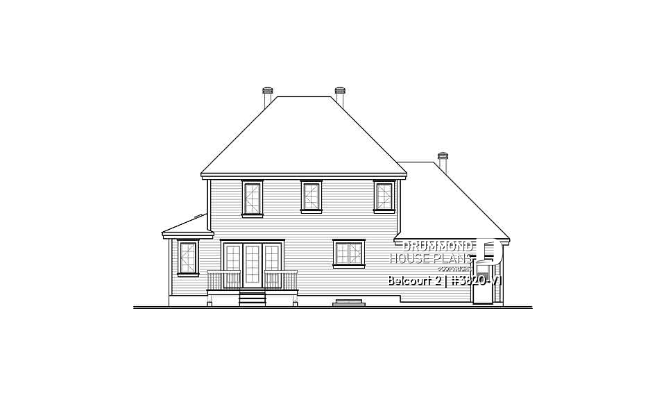 rear elevation - Belcourt 2