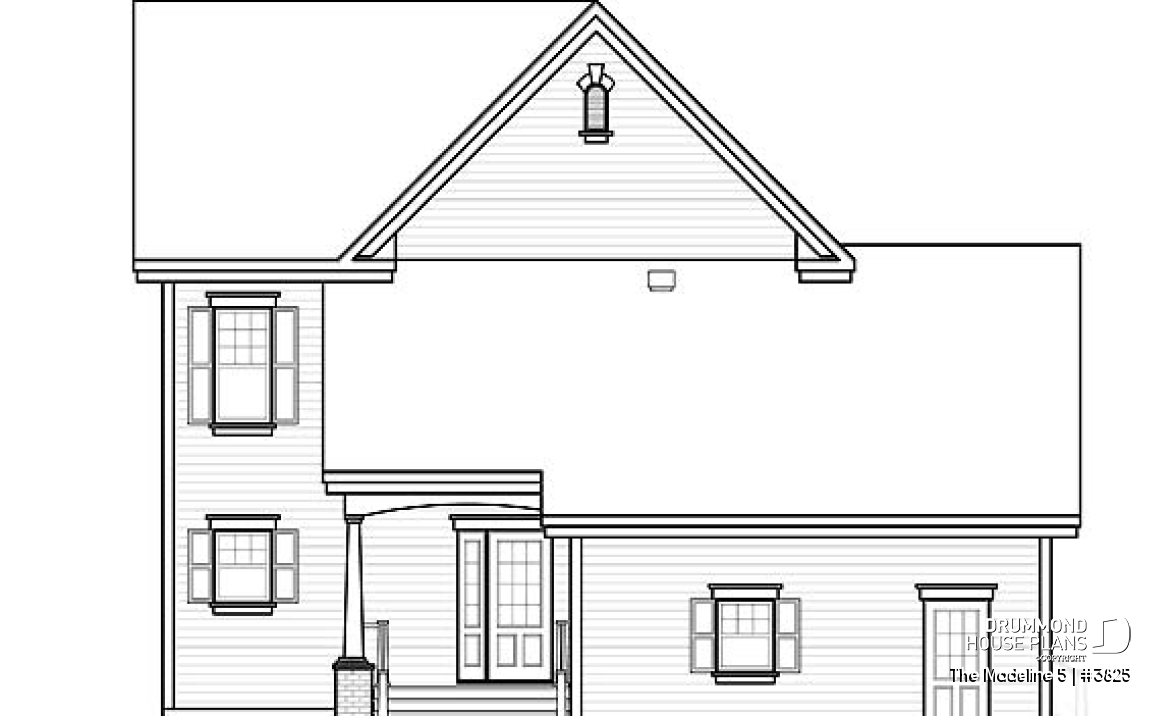 rear elevation - The Madeline 5