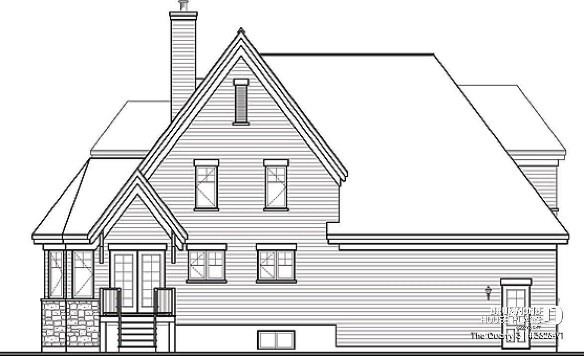 rear elevation - The Quarry 3