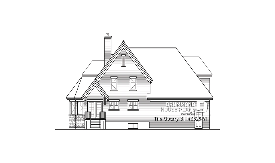 rear elevation - The Quarry 3