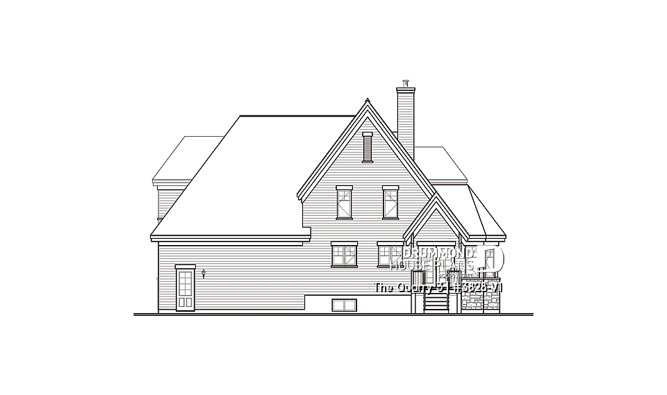 rear elevation - The Quarry 3