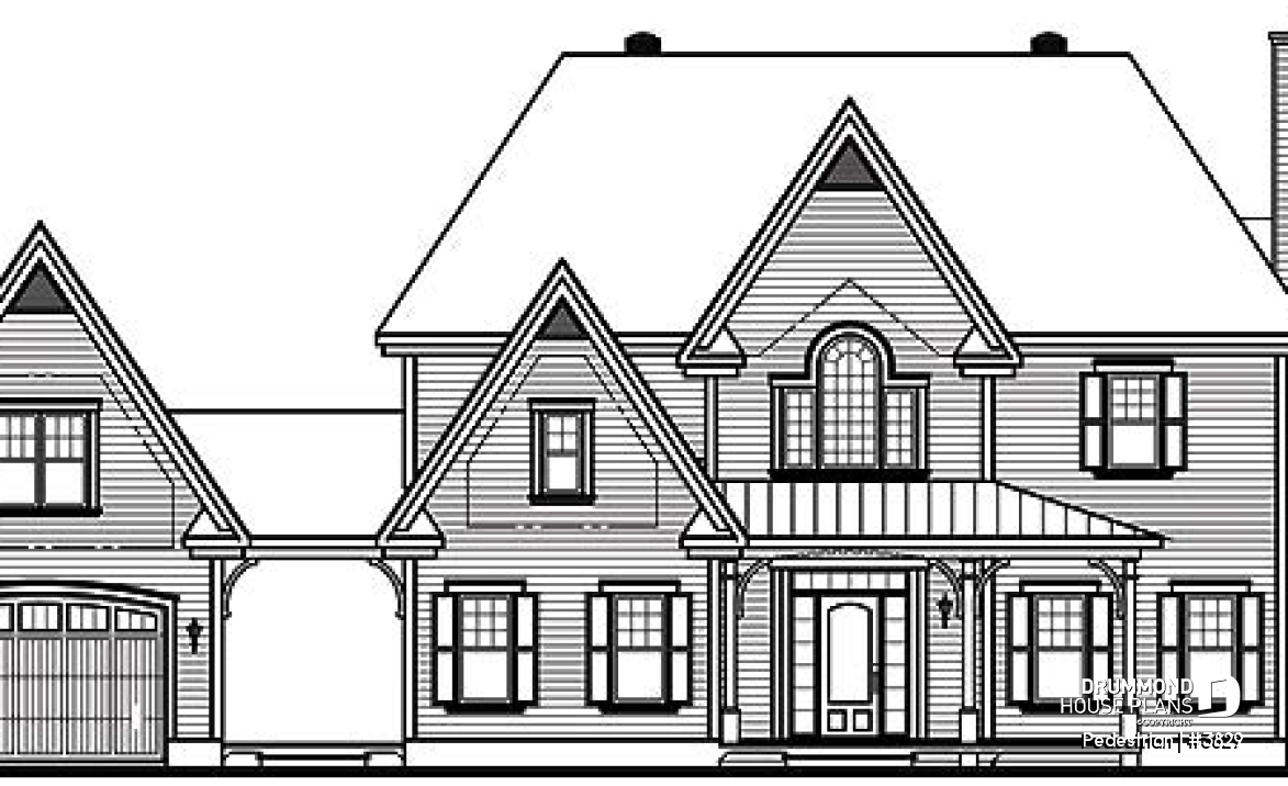 front elevation - Pedestrian