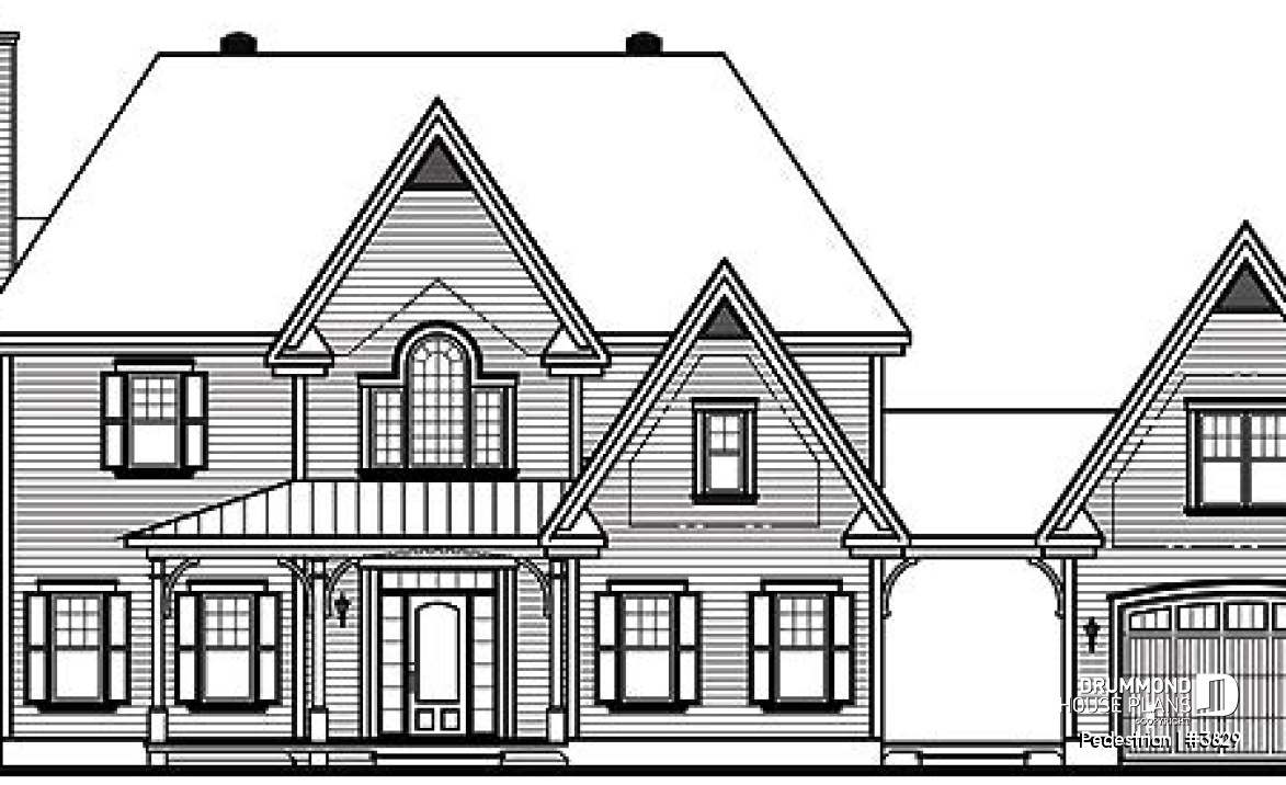 front elevation - Pedestrian