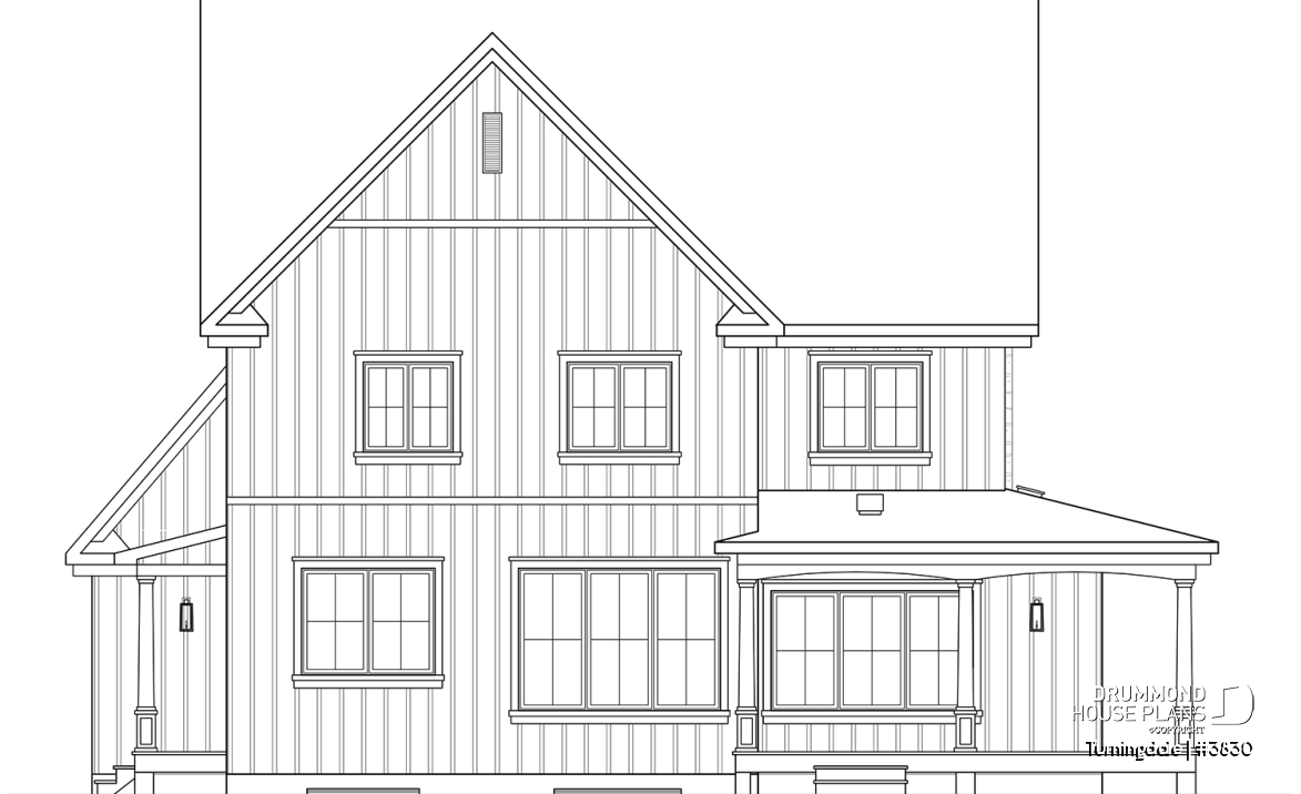 rear elevation - Turningdale