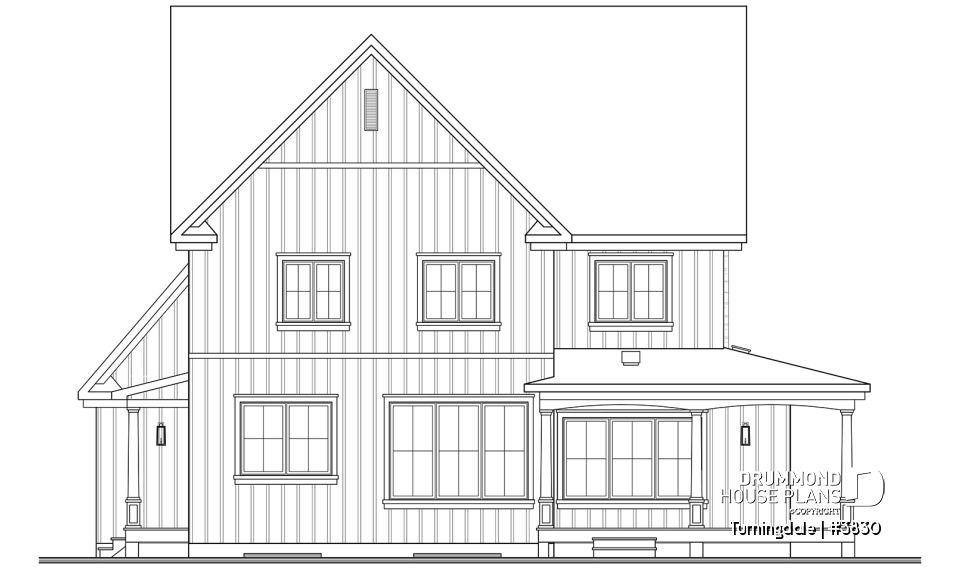 rear elevation - Turningdale