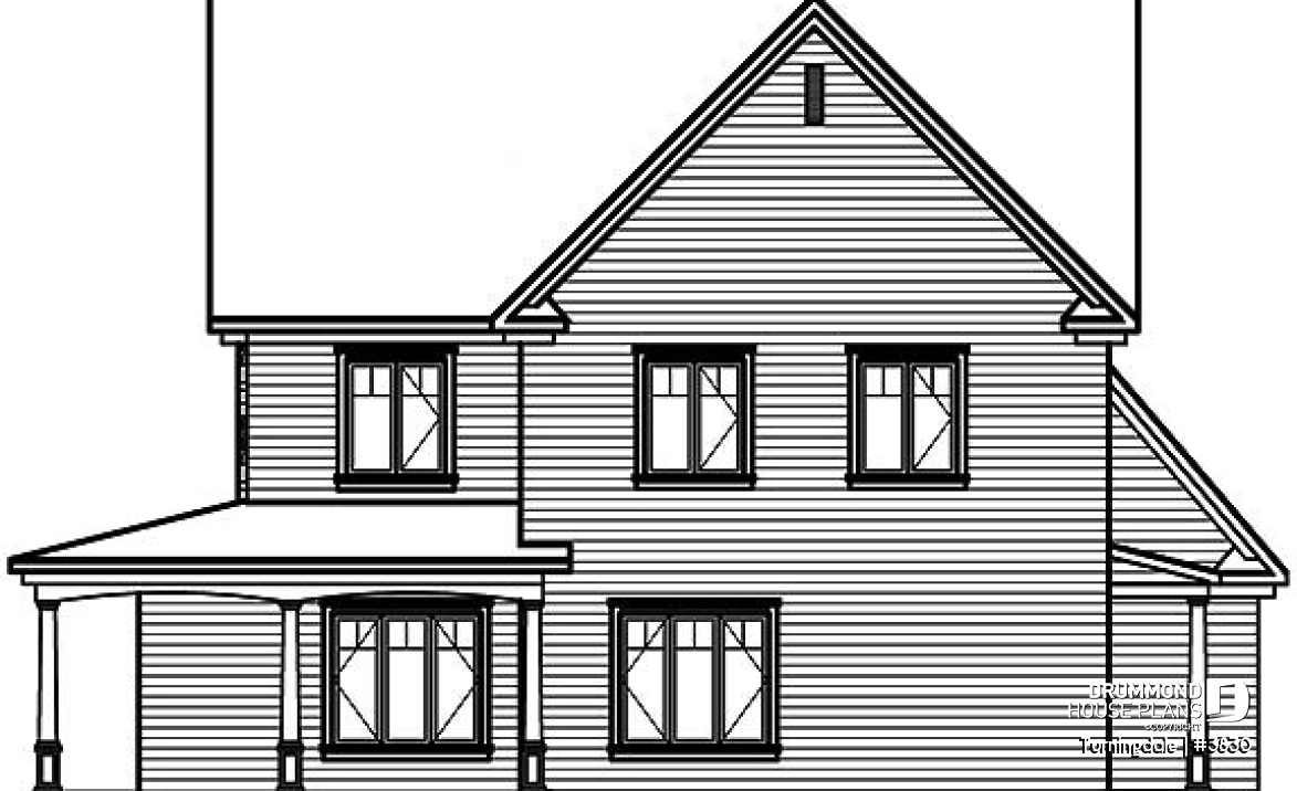 rear elevation - Turningdale