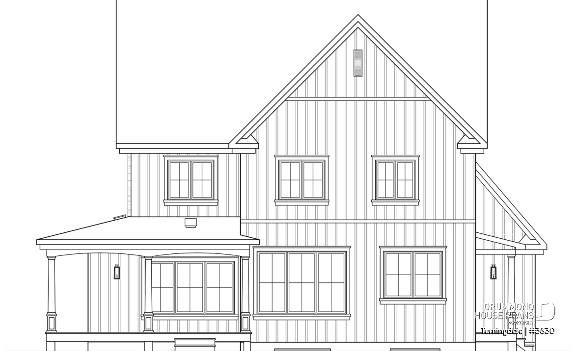 rear elevation - Turningdale